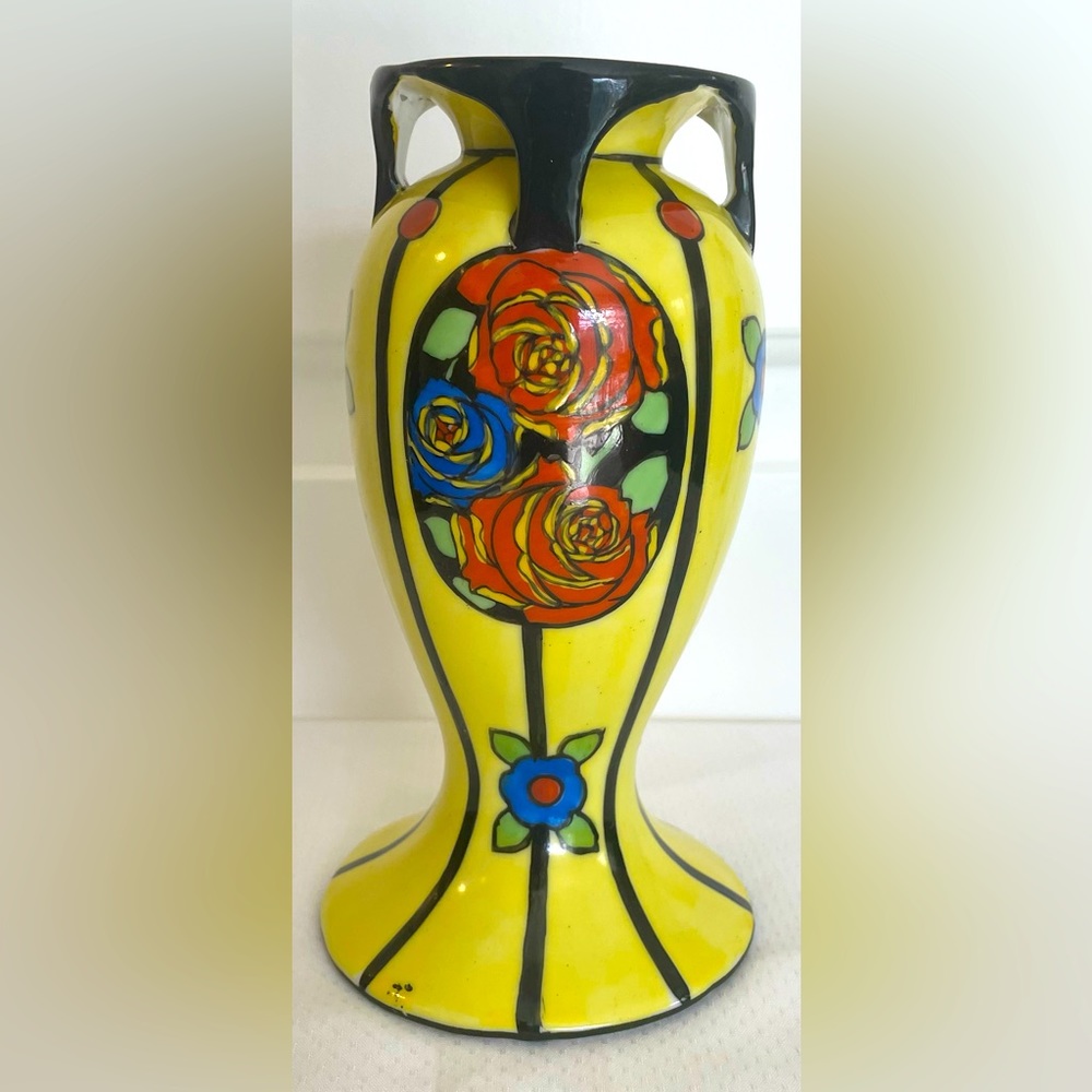 Vintage Hand Painted Vase